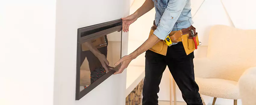 Metal Fireplace Installation in Centreville, Virginia
