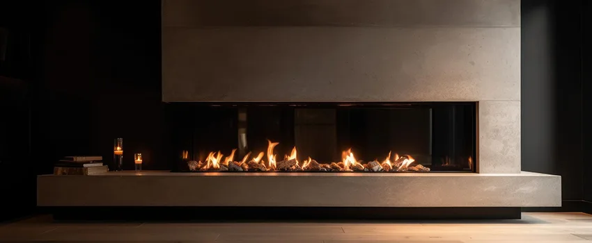 Gas Fireplace Ember Bed Design Services in Centreville, Virginia