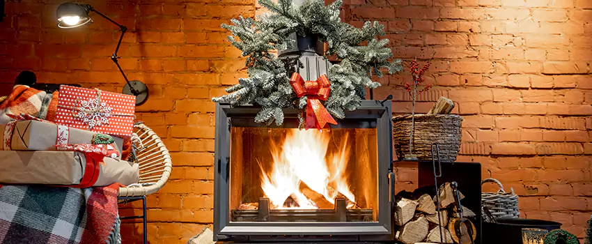 Travis Industries Linear Gas Fireplace Installation in Centreville, Virginia