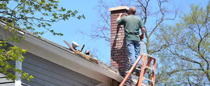 Vinyl and PVC Chimney Flashing Installation in Centreville, VA
