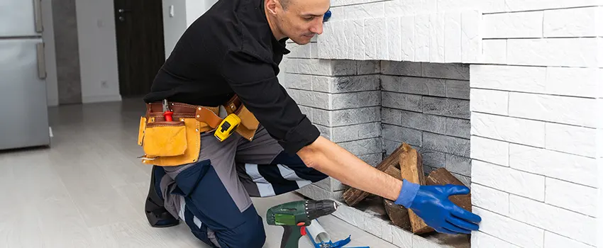 Fireplace Damaged Damper Frame Repair Services in Centreville, Virginia