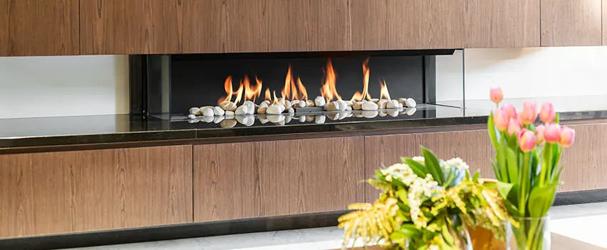 Double-height Fireplace Design Refurbishment in Centreville, Virginia