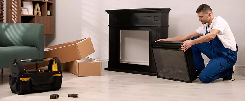 Old Rusted Metal Fireplace Repair And Replacement in Centreville, VA