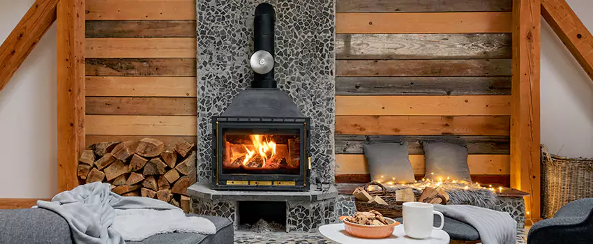 Thelin Hearth Products Direct Vent Gas Stove Fireplace Inspection in Centreville, Virginia
